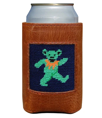 Smathers & Branson Needlepoint Dancing Bears Can Cooler