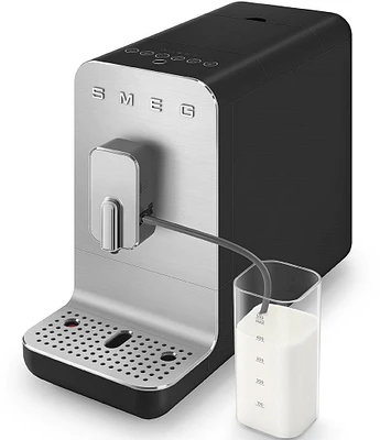 Smeg Automatic Espresso Machine with Integrated Milk Frothing and Coffee Grinder