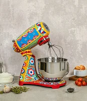 Smeg x Dolce & Gabbana 50's Retro Stand Mixer with Stainless Steel Bowl