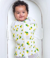 Snoo Baby Newborn-12 Months Organic Cotton Lemon Print Baby Sleep Sack for Snoo Smart Sleeper