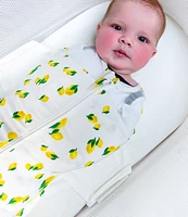 Snoo Baby Newborn-12 Months Organic Cotton Lemon Print Baby Sleep Sack for Snoo Smart Sleeper