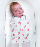 Snoo Baby Newborn-12 Months Organic Cotton Strawberry Print Baby Sleep Sack for Snoo Smart Sleeper