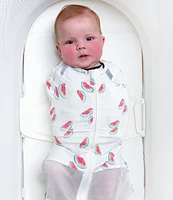 Snoo Baby Newborn-12 Months Organic Cotton Watermelon Print Baby Sleep Sack for Snoo Smart Sleeper