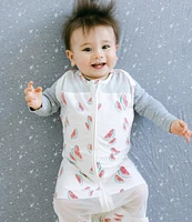 Snoo Baby Newborn-12 Months Organic Cotton Watermelon Print Baby Sleep Sack for Snoo Smart Sleeper