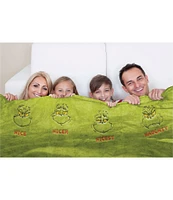 Department 56 Snowpinions Dr. Seuss's Grinch Holiday Family Sized Throw