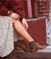 Sofft Aisley Unlined Leather Western Booties