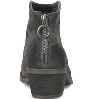 Sofft Aisley Unlined Suede Western Booties