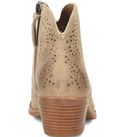 Sofft Alexia Suede Western Cutout Booties