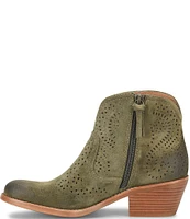 Sofft Alexia Suede Western Cutout Booties