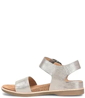 Sofft Bali Leather Oversized Buckle Detail Sandals