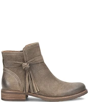 Sofft Blake Waterproof Suede Knot Booties