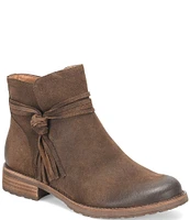 Sofft Blake Waterproof Suede Knot Booties