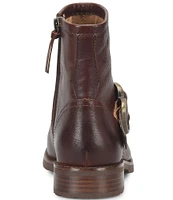 Sofft Brie Waterproof Leather Short Moto Booties