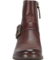 Sofft Brie Waterproof Leather Short Moto Booties