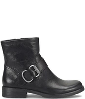 Sofft Brie Waterproof Leather Short Moto Booties