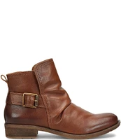 Sofft Brookdale Ruched Moto Leather Zip Booties