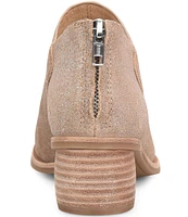 Sofft Carleigh Sparkle Rounded Stack Heel Peep Toe Shoes