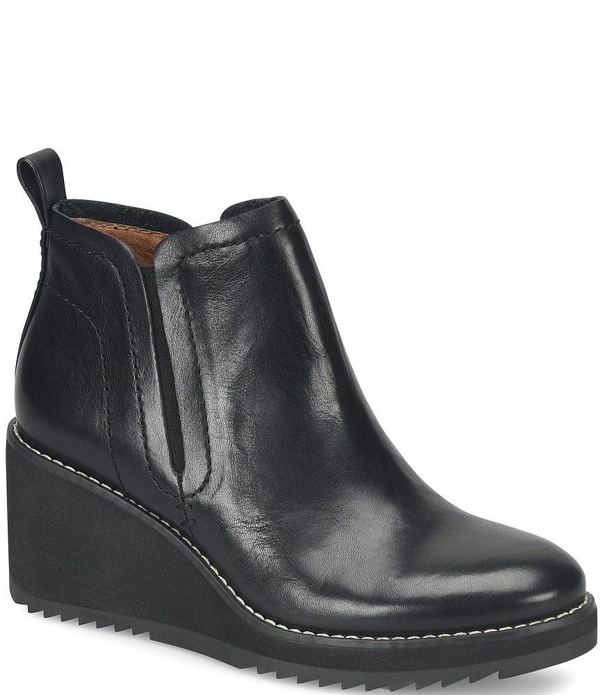 Sofft Emeree Waterproof Leather Wedge Chelsea Booties