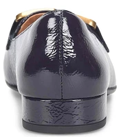 Sofft Erica Patent Leather Bit Buckle Loafers