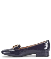 Sofft Erica Patent Leather Bit Buckle Loafers