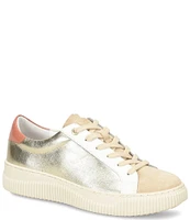 Sofft Fianna Embossed and Metallic Leather Sneakers