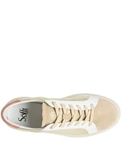 Sofft Fianna Embossed and Metallic Leather Sneakers