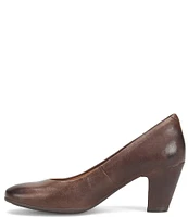 Sofft Lana Rounded Toe Leather Pumps