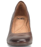 Sofft Lana Rounded Toe Leather Pumps