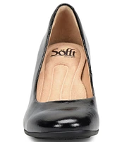 Sofft Lana Rounded Toe Patent Leather Pumps