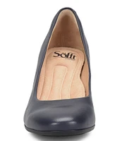 Sofft Lana Rounded Toe Leather Pumps