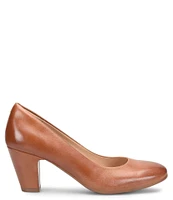 Sofft Lana Rounded Toe Leather Pumps