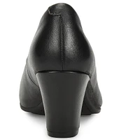 Sofft Lana Rounded Toe Leather Pumps