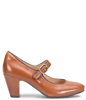 Sofft Leslie Mary Jane Rounded Toe Leather Pumps