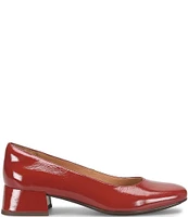 Sofft Lillian Patent Leather Block Heel Pumps