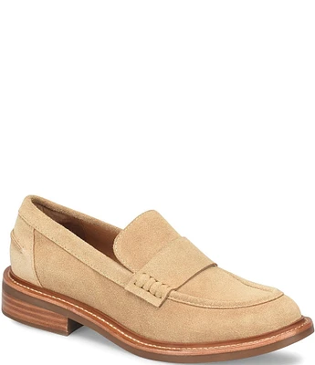 Sofft Meryl Waterproof Suede Penny Loafers