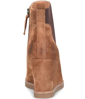 Sofft Monica Waterproof Suede Wedge Booties