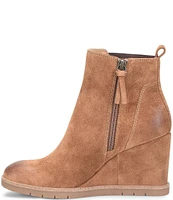 Sofft Monica Waterproof Suede Wedge Booties