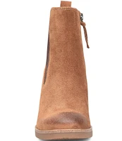 Sofft Monica Waterproof Suede Wedge Booties