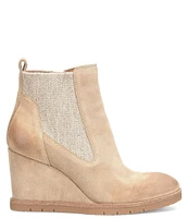 Sofft Monica Waterproof Suede Wedge Booties