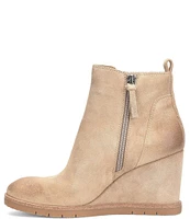 Sofft Monica Waterproof Suede Wedge Booties