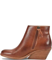 Sofft Nina Leather Sculpted Wedge Booties