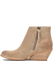 Sofft Nina Suede Sculpted Wedge Booties