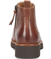 Sofft Paige Leather Lug Sole Booties