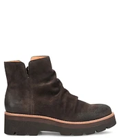 Sofft Pecola Waterproof Slouch Suede Platform Lug Sole Booties