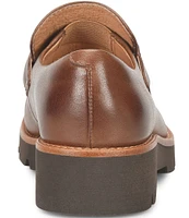 Sofft Prewitt Leather Bit Detail Lug Sole Loafers