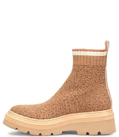 Sofft Provea Recycled Knit Stretch Lug Sole Platform Booties