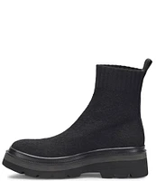 Sofft Provea Recycled Knit Stretch Lug Sole Platform Booties