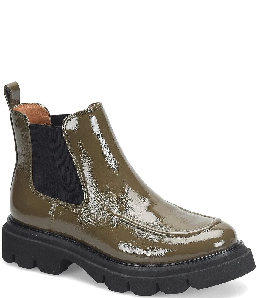 Sofft Samira Waterproof Patent Leather Booties