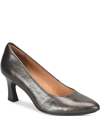 Sofft Samy Leather Kitten Heel Pumps