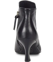 Sofft Sasha Waterproof Leather Kitten Heel Dress Booties